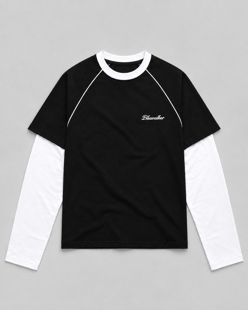 Split Sleeve(black/white) long sleeves