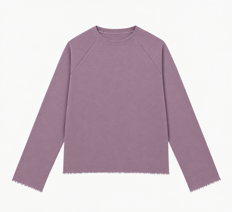 Mauve-raglan raw F/s