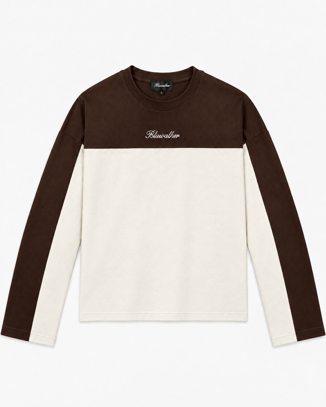 CONTRAST SERIES-03 (Brown/white tee)