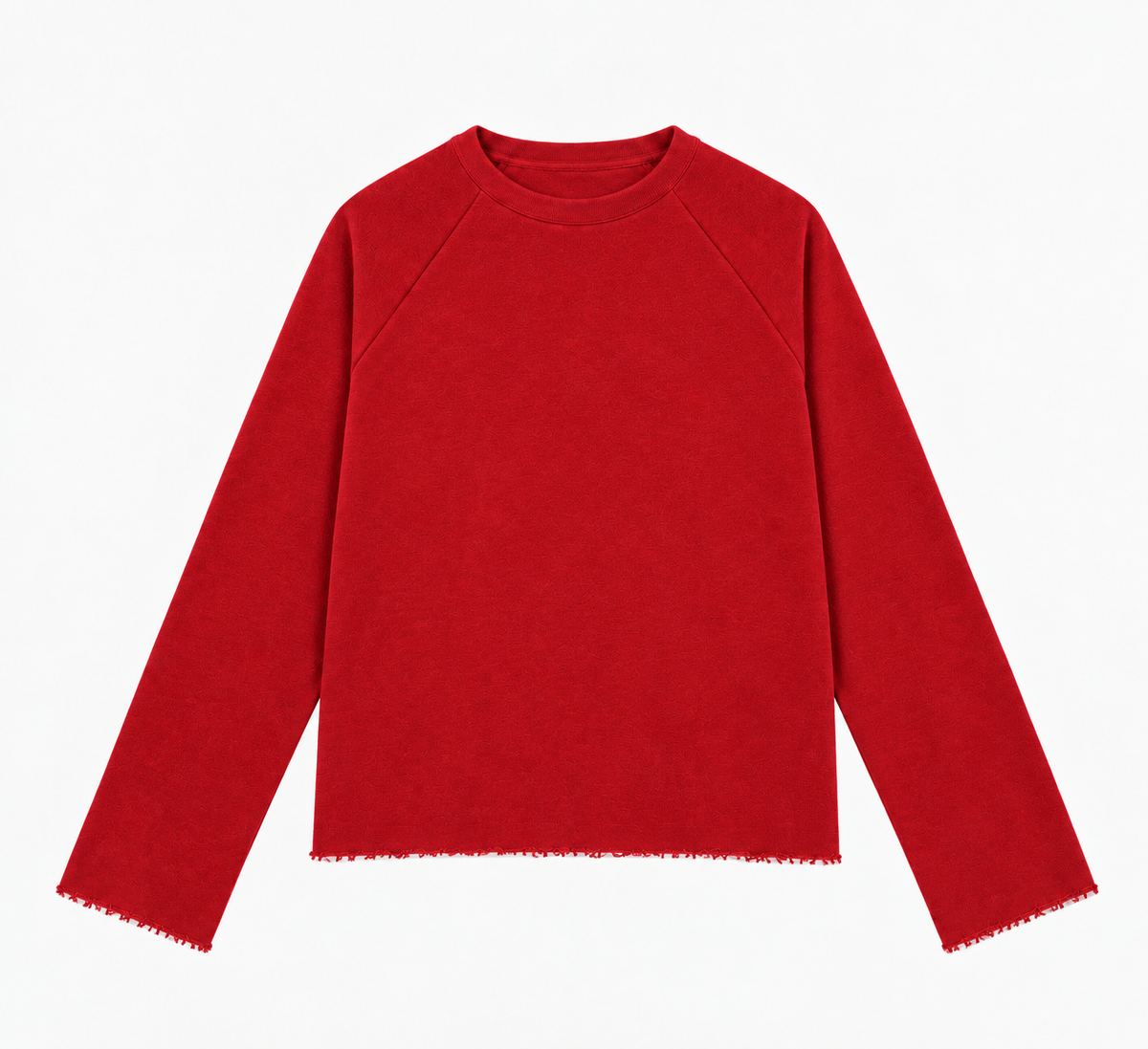 Red raglan f/s
