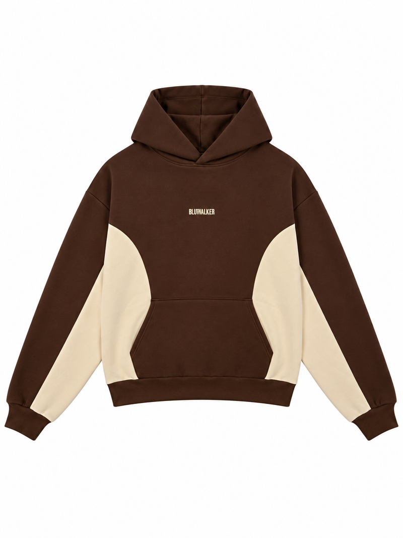 Eclipse hoodie - brown/beige