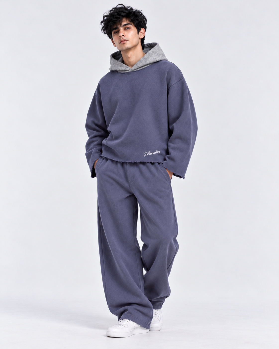 Co-ord Set - slate blue/melange