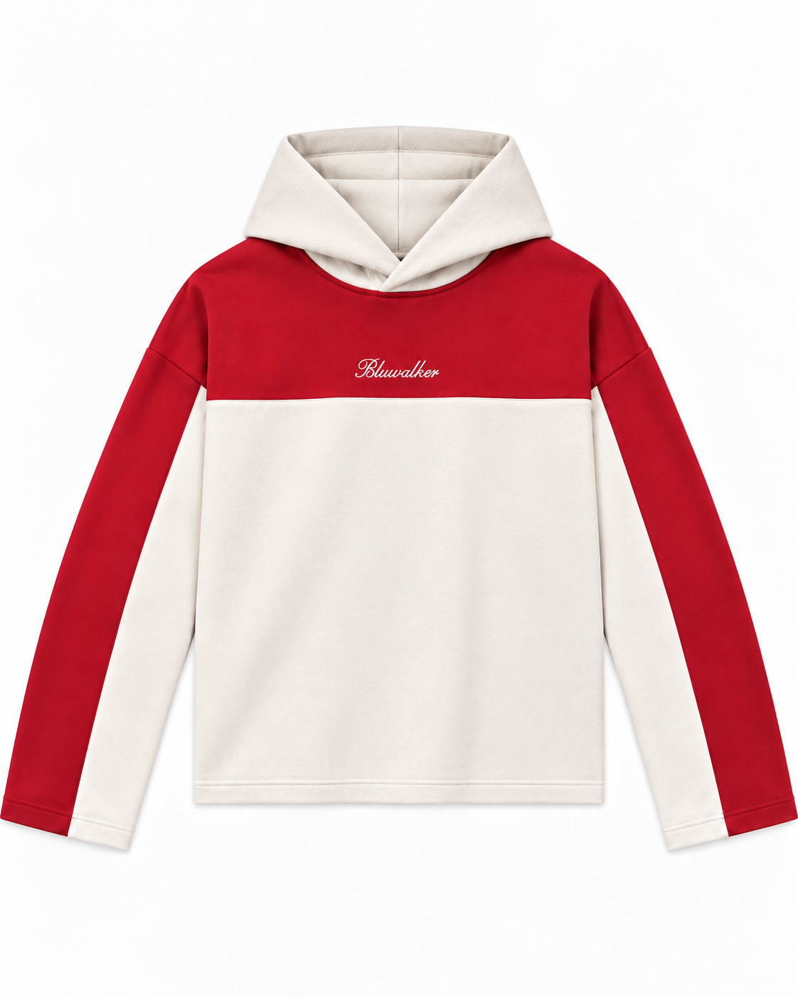 Hood contrast- Red/off white