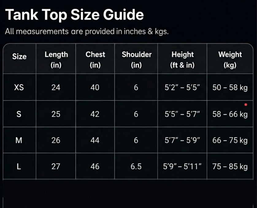 Size guide